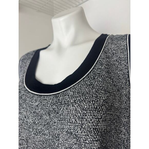 Jones New York Gray and Black Knitted Sleeveless Top 3X NWT - Picture 5 of 11